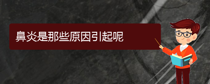 (贵阳慢性鼻炎哪个医院治的好)鼻炎是那些原因引起呢(图1)