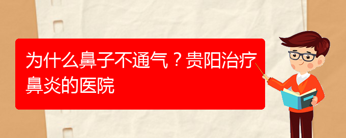 (贵阳专门治鼻炎的医院)为什么鼻子不通气？贵阳治疗鼻炎的医院(图1)