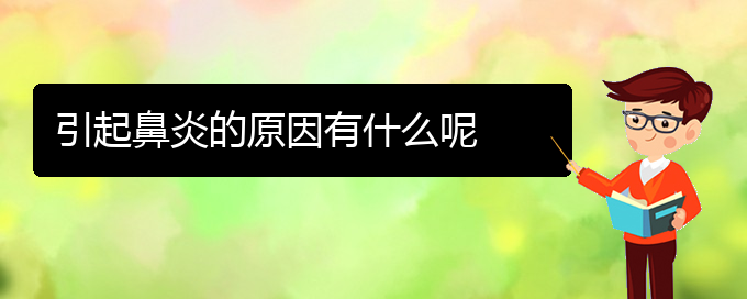 (贵阳治疗过敏性鼻炎哪个医院极好)引起鼻炎的原因有什么呢(图1)