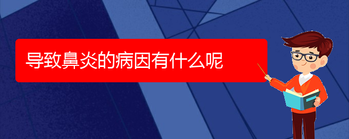 (贵阳过敏性鼻炎怎么治啊)导致鼻炎的病因有什么呢(图1)