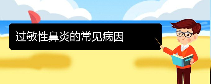 (贵阳哪家医院治疗过敏性鼻炎厉害)过敏性鼻炎的常见病因(图1)