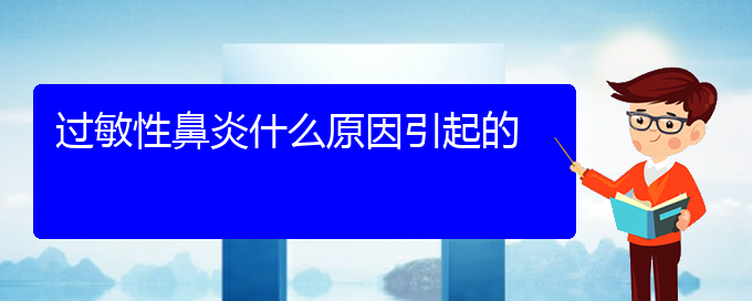 (贵州治疗过敏性鼻炎那个医院好)过敏性鼻炎什么原因引起的(图1)