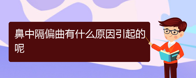(贵阳治疗鼻中隔偏曲)鼻中隔偏曲有什么原因引起的呢(图1)