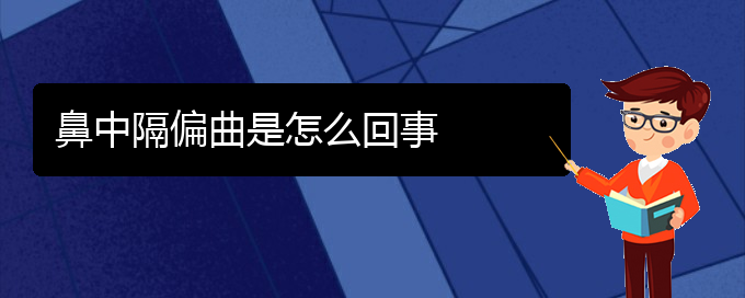 (贵阳看鼻中隔偏曲的公立医院)鼻中隔偏曲是怎么回事(图1)