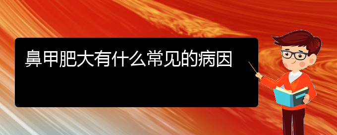 (贵阳如何彻底治疗鼻甲肥大)鼻甲肥大有什么常见的病因(图1)
