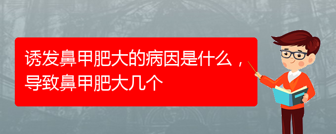 (贵阳鼻科医院挂号)诱发鼻甲肥大的病因是什么，导致鼻甲肥大几个(图1)