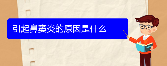 (贵阳治疗鼻窦炎怎么样)引起鼻窦炎的原因是什么(图1)