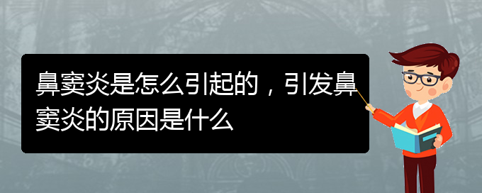 (鼻窦炎治疗医院贵阳)鼻窦炎是怎么引起的，引发鼻窦炎的原因是什么(图1)