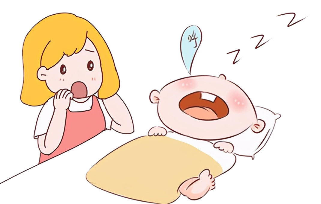 孩子打呼噜是睡得香？注意可能是鼾症惹的祸(图1)